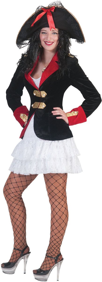 Piraat & Viking Kostuum | Piraat Stylo Star Jurk Vrouw | Maat 48-50 | Carnaval kostuum | Verkleedkleding